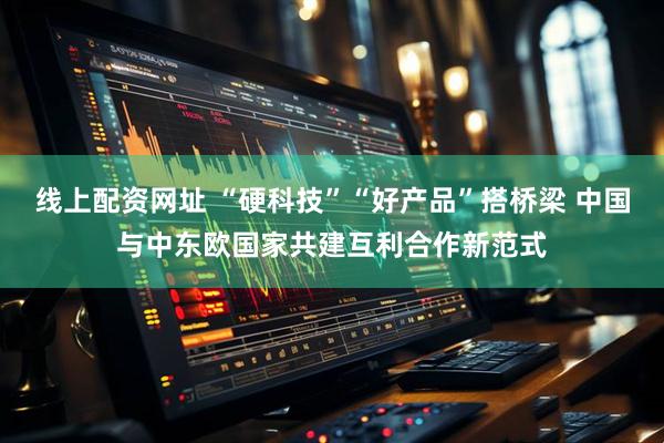 线上配资网址 “硬科技”“好产品”搭桥梁 中国与中东欧国家共建互利合作新范式