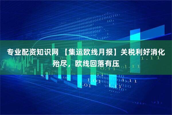 专业配资知识网 【集运欧线月报】关税利好消化殆尽，欧线回落有压